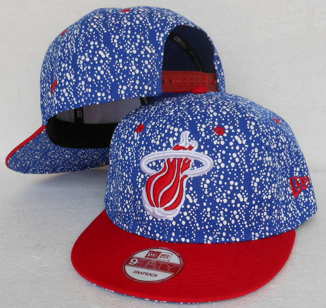 Miami Heat Snapback Hat SJ 0613
